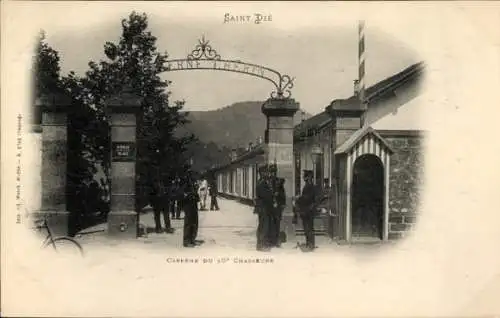 Ak Saint Dié des Vosges, Caserne du 10e Chasseurs