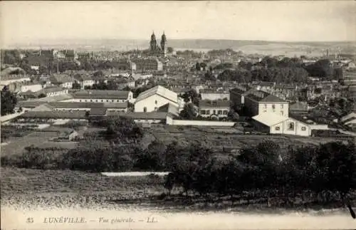 Ak Luneville Meurthe et Moselle, Gesamtansicht
