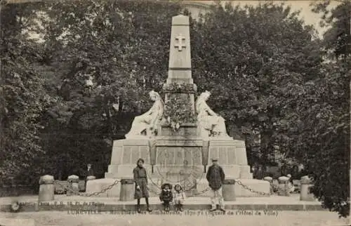Ak Luneville Lothringen Meurthe et Moselle, Monument des Combattants, Kriegerdenkmal