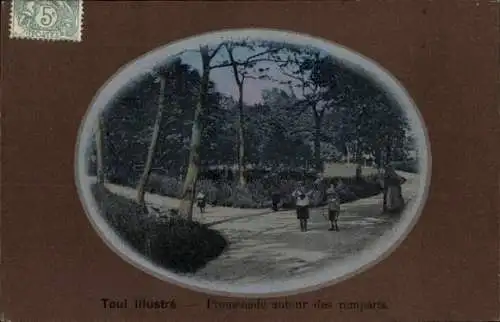 Ak Toul Meurthe et Moselle, Promenade autour des remparts