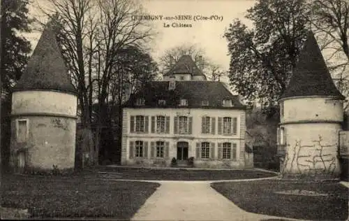 Ak Quemigny sur Seine Côte-d'Or, Schloss