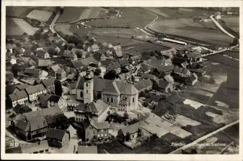 Ak Flieden in Hessen, Fliegeraufnahme