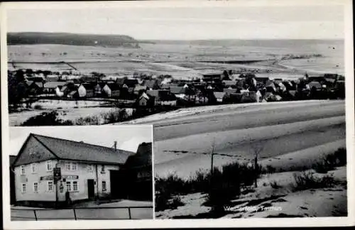 Ak Westerfeld Neu Anspach im Taunus, Gesamtansicht, Gasthaus zur Eiche