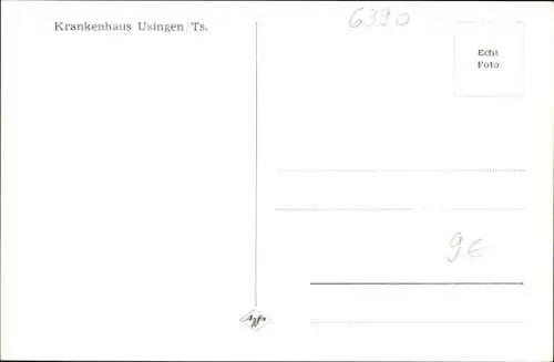 Ak Usingen im Taunus Hessen, Krankenhaus