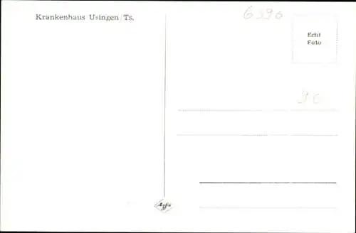 Ak Usingen im Taunus Hessen, Krankenhaus