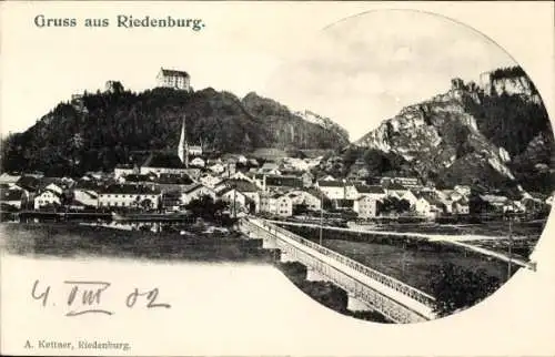 Ak Riedenburg in Niederbayern, Gesamtansicht