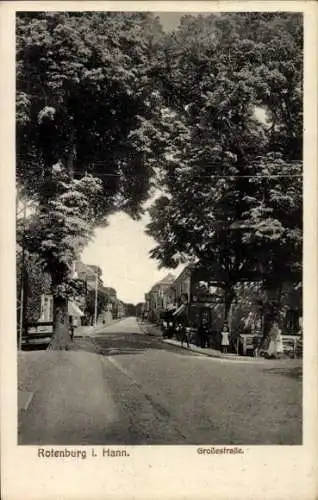 Ak Rotenburg an der Wümme, Großestraße