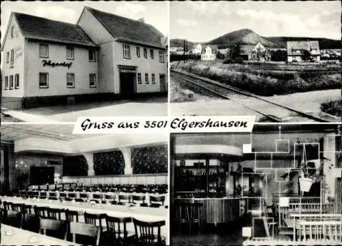 Ak Elgershausen Schauenburg in Hessen, Gasthaus Jägerhof