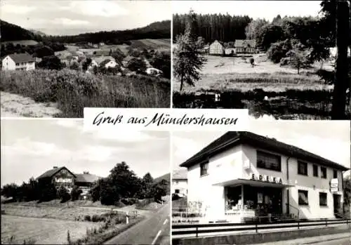 Ak Rotenburg an der Fulda, Lebensmittel, Gaststätte, Edeka, Mündershausen