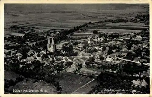 Ak Bücken in Niedersachsen, Fliegeraufnahme