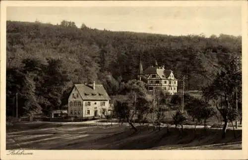 Ak Rohrbrunn Weibersbrunn, Forsthaus Diana und ehemaliges Jagdschloss Luitpoldhöhe