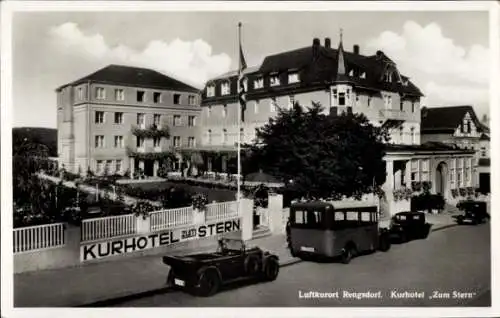 Ak Rengsdorf in Rheinland Pfalz, Kurhotel zum Stern, geparkte Autos