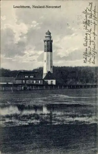 Ak Neuland Neverstorf Behrensdorf an der Ostsee Holstein, Leuchtturm