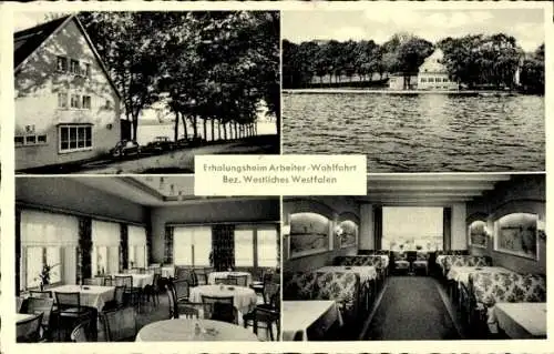 Ak Körbecke Möhnesee in Nordrhein Westfalen, Erholungsheim Arbeiter Wohlfahrt, Schnabshof