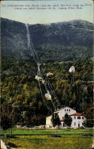 Ak Bozen Bolzano Südtirol, Schwebebahn