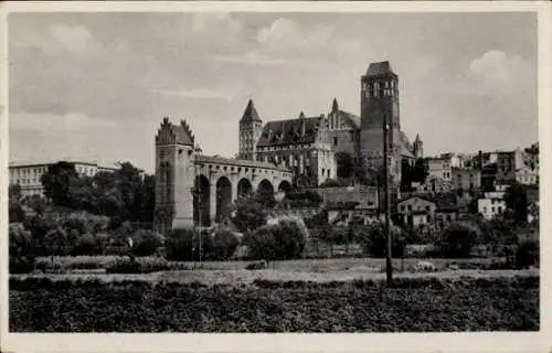 Ak Kwidzyn Marienwerder Westpreußen, Dom, Dansker, Schloss