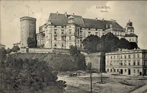 Ak Kraków Krakau Polen, Wawel