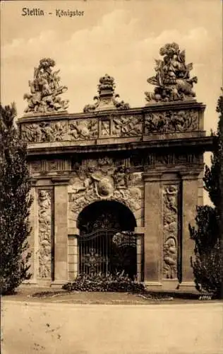 Ak Szczecin Stettin Pommern, Königstor