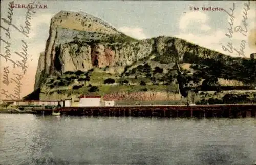 Ak Gibraltar, die Galerien