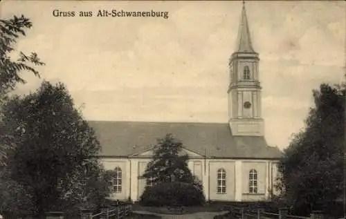 Ak Alt Schwanenburg Lettland, Kirche