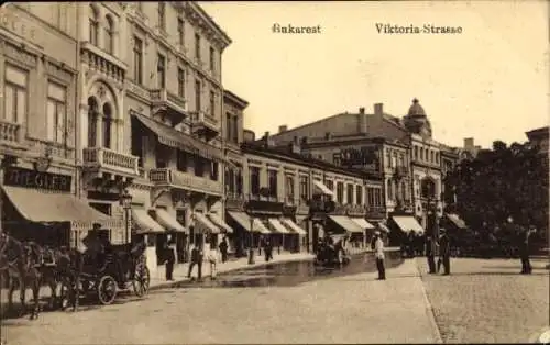 Ak București Bukarest Rumänien, Viktoria-Straße