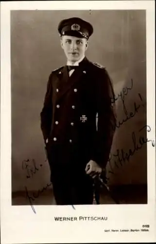 Ak Schauspieler Werner Pittschau, Portrait in Uniform