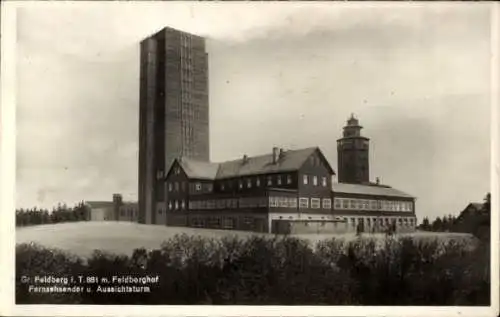 Landpoststempel Feldberg über Königstein Taunus, auf Ansichtskarte, 14.08.1940