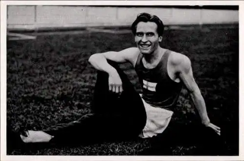 Sammelbild Olympia 1936, Finnischer Läufer Isohollo