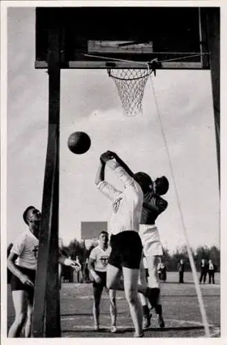 Sammelbild Olympia 1936, Basketballspiel