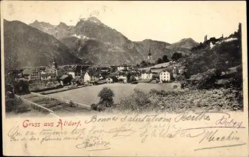 Ak Altdorf Kt Uri, Gesamtansicht