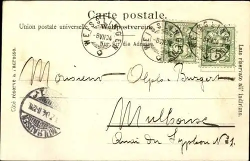 Ak Weisslingen Kanton Zürich, Panorama