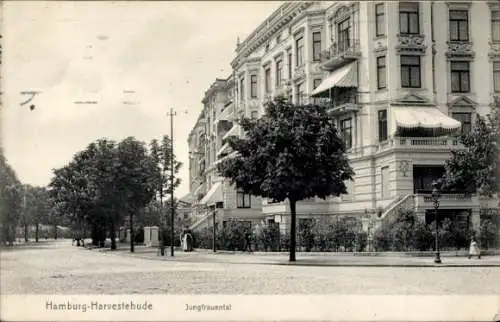 Ak Hamburg Eimsbüttel Harvestehude, Jungfrauental