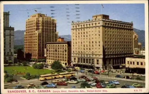 Ak Vancouver British Columbia Kanada, Georgia Hotel, Medical Dental Building