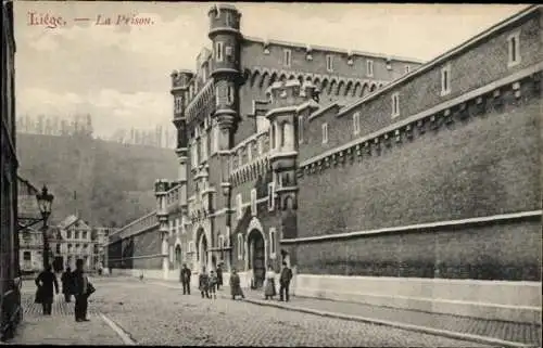 Ak Liège Lüttich Wallonien, Das Gefängnis