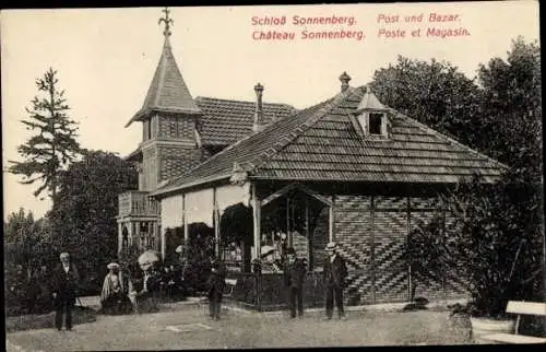 Ak Schweiz, Schloss Sonnenberg, Post und Bazar