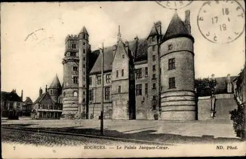 Ak Bourges Cher, Le Palais Jacques-Coeur