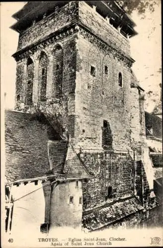 Ak Troyes Aube, Eglise Saint-Jean