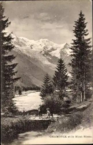 Ak Chamonix Mont Blanc Haute Savoie, Panorama