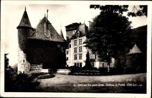 Ak Vic sur Cère Cantal, Chateau de Pestel, Cote Est