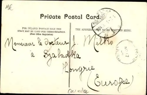 Ak Montreal Quebec Kanada, Grand Trunk Bonacenture Station, Reisebus