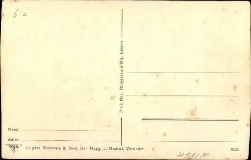 Ak Königin Wilhelmina und Prinz Hendrik, Heinrich zu Mecklenburg, 25. Hochzeitstag