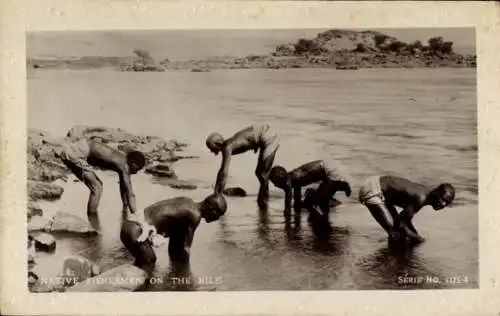 Ak Ägypten, ägyptische Fischer am Nil