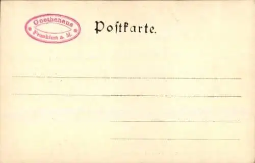 Künstler Ak Kaspar, Johann, Goethe's Mutter, Elisabeth geb. Textor, Portrait