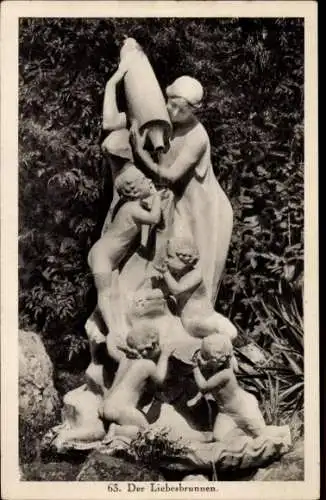 Ak Plastik, der Liebesbrunnen