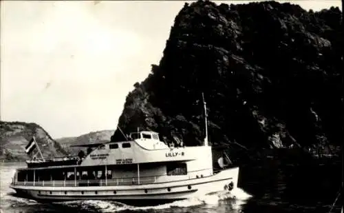 Ak Passagierschiff Lilly R. auf dem Rhein, Reederei Feenstra, Rotterdam