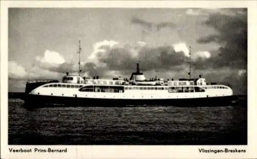 Ak Fährschiff Prins Bernard auf der Strecke Vlissingen Breskens