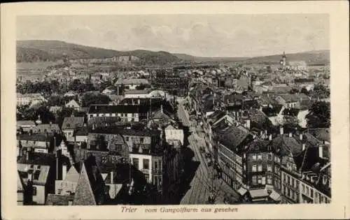 Ak Trier an der Mosel, Blick vom Gangolfturm