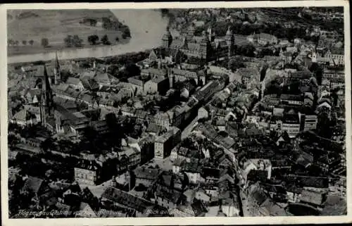 Ak Aschaffenburg in Unterfranken, Luftbild