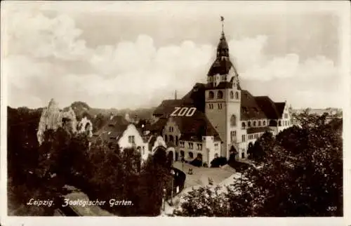 Ak Leipzig in Sachsen, Zoologischer Garten