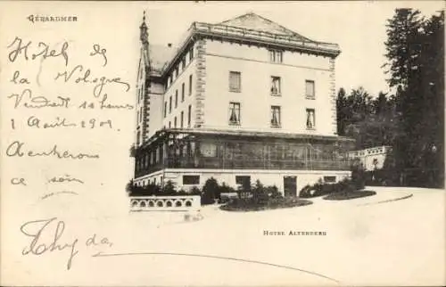 Ak Gérardmer Lothringen Vosges, Hotel Altenberg